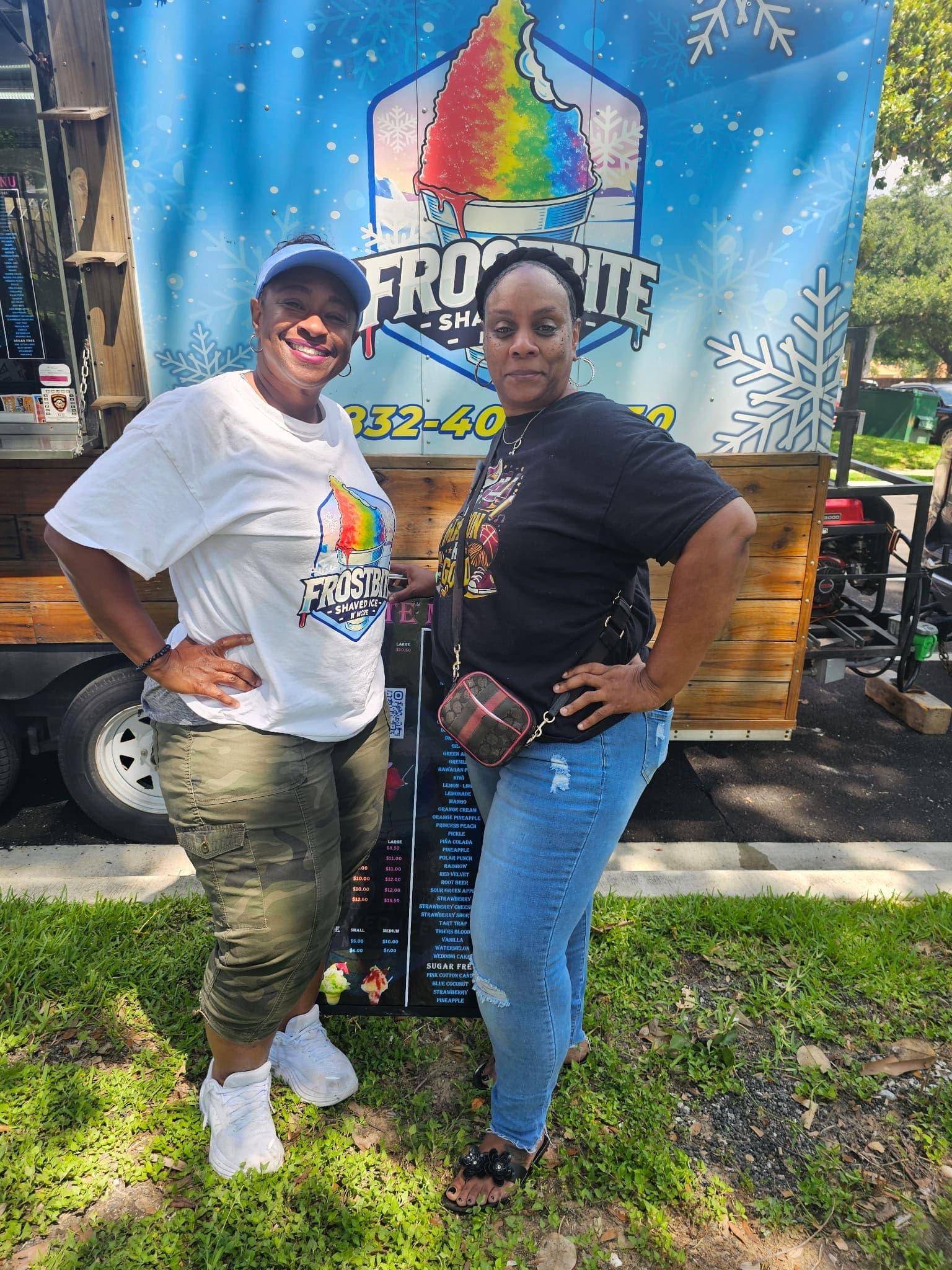 Team with frostbite truck — Frostbite Shaved Ice N'More