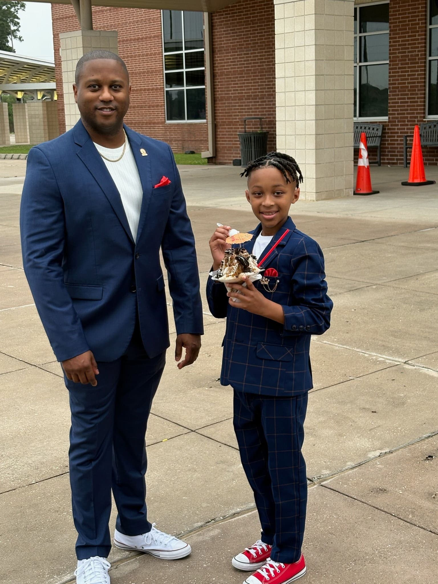 Father son formal event shaved ice — Frostbite Shaved Ice N'More