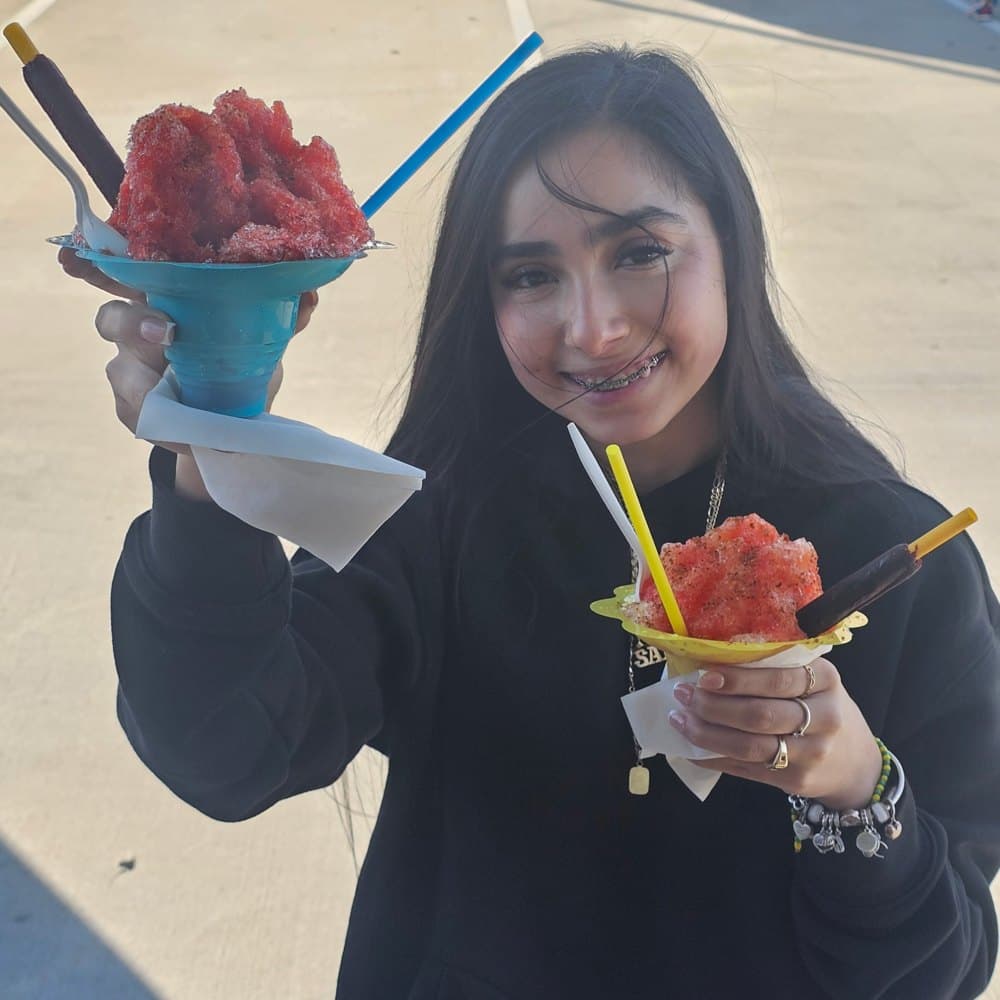 Frostbite Shaved Ice — colorful flavors at an event
